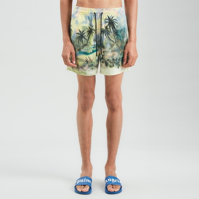 Men Swim Trunks Graffiti Jungle 360- Vilebrequin x Palm Angels - 3