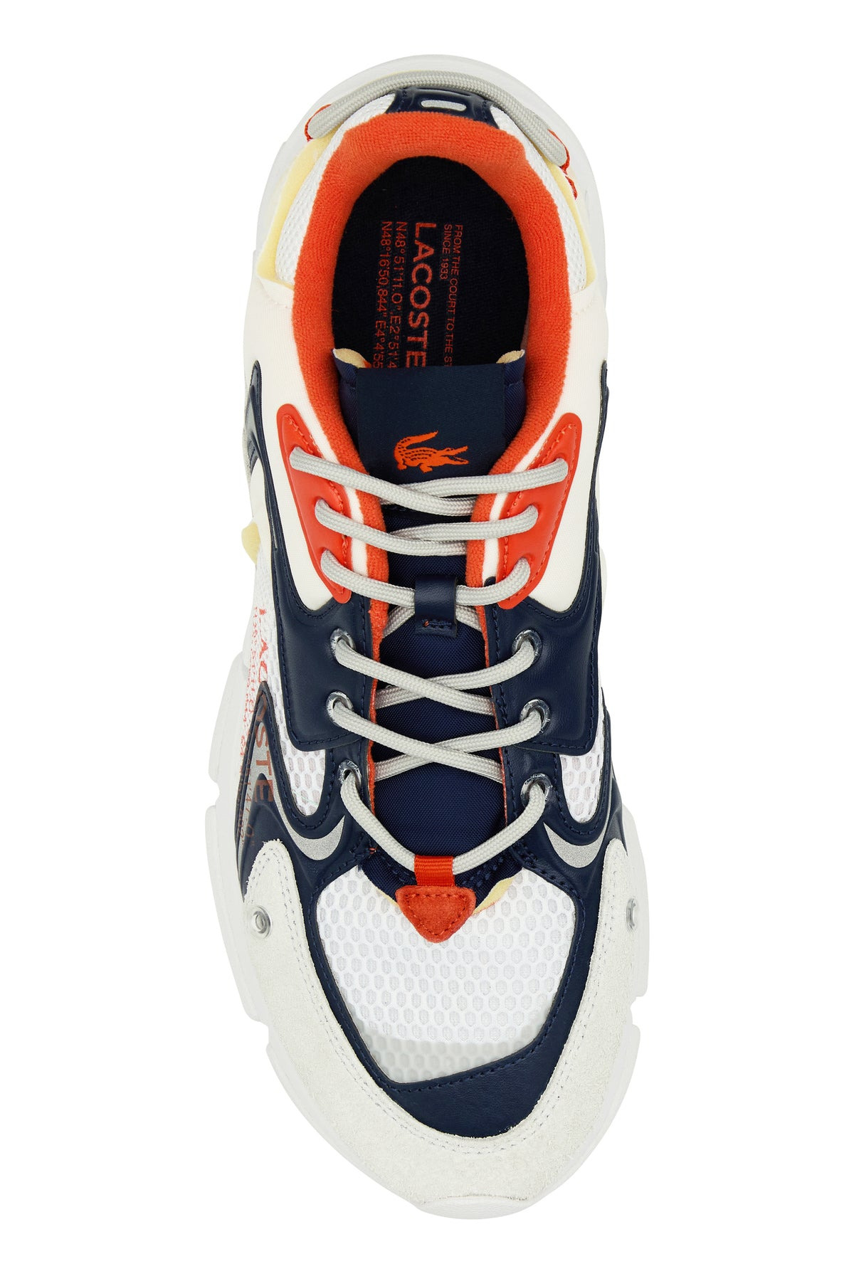 Multicolor leather and mesh L003 Neo sneakers - 4