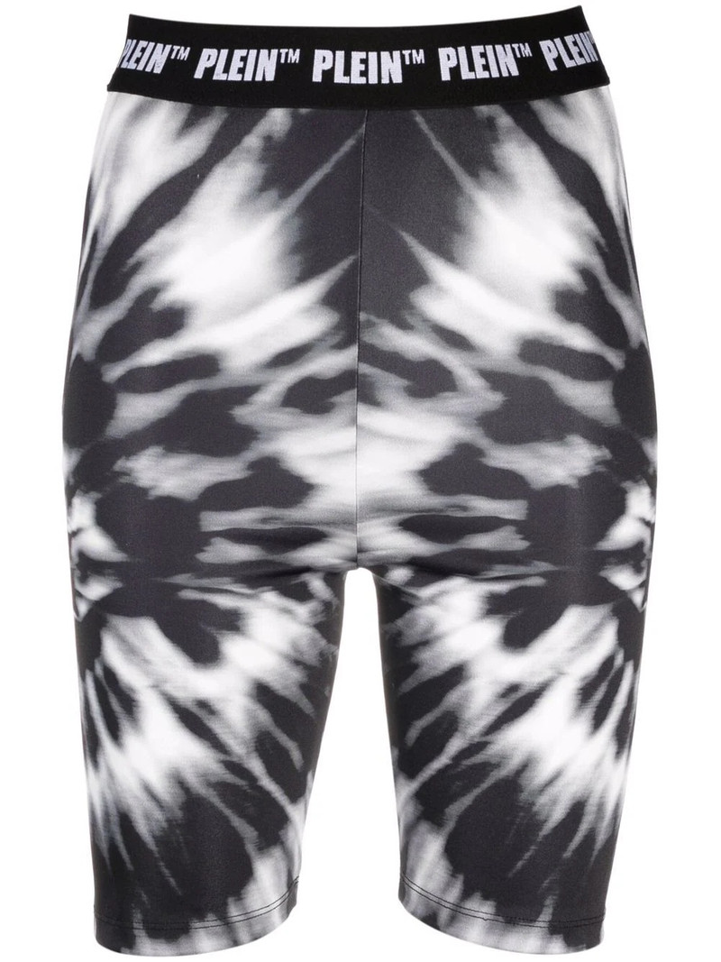high-waisted tie dye-print leggings 1