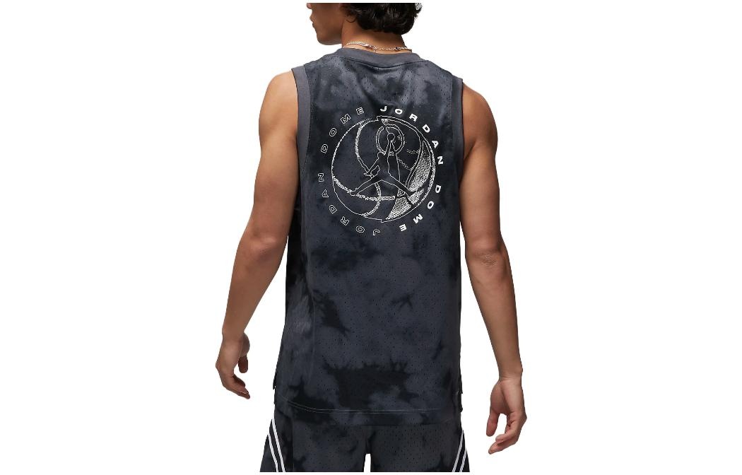 Air Jordan Dry-Fit Sports Breakfast Club Mesh Jersey 'Black Grey' DZ0568-022 - 2