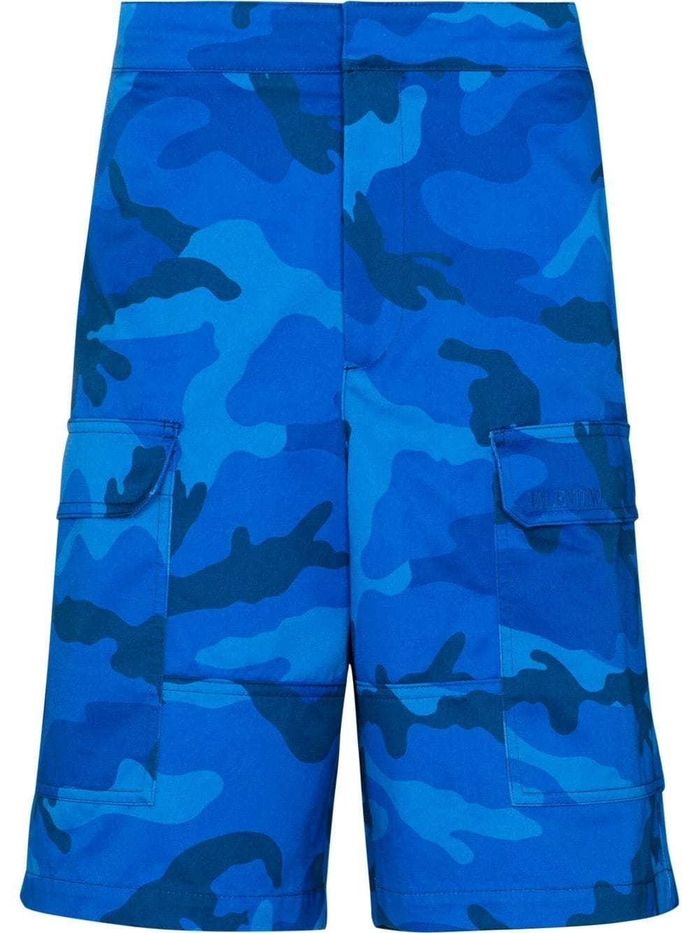 camouflage-print cargo shorts - 1