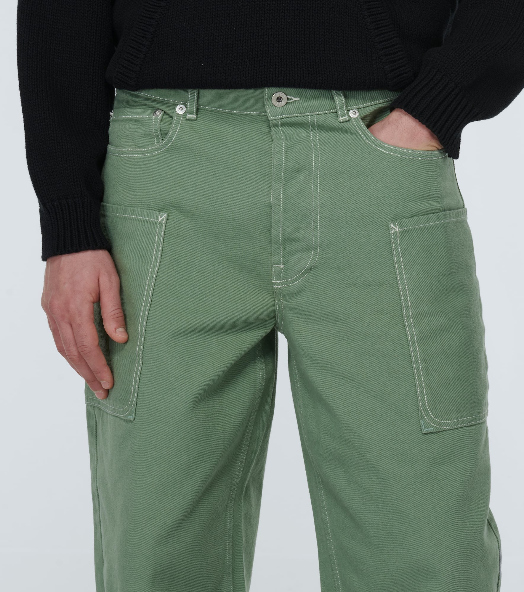 Low-rise wide-leg jeans - 5