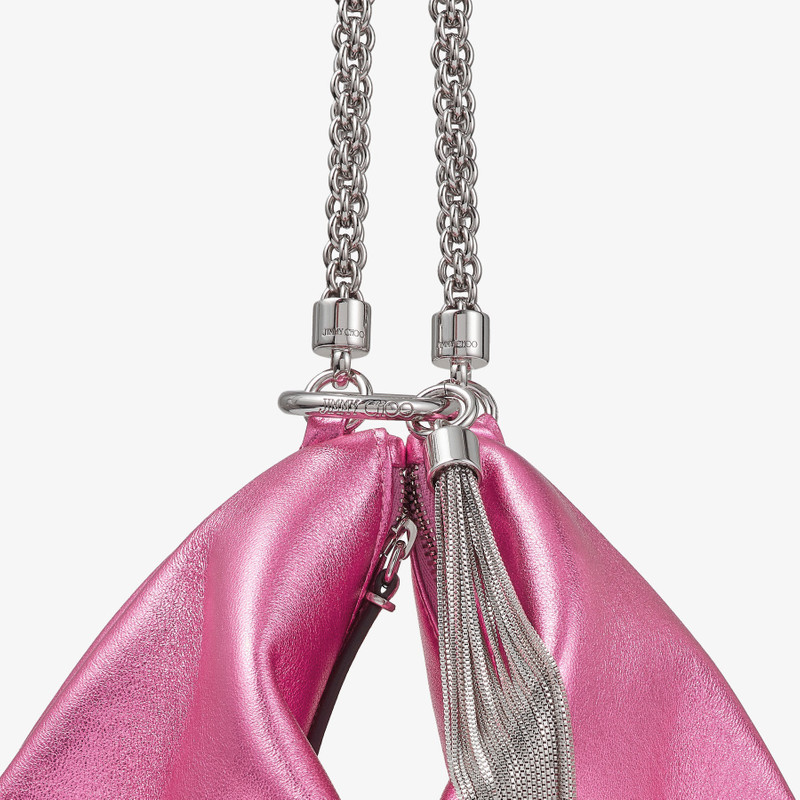 Callie Mini
Candy Pink Metallic Nappa Leather Mini Clutch Bag 5