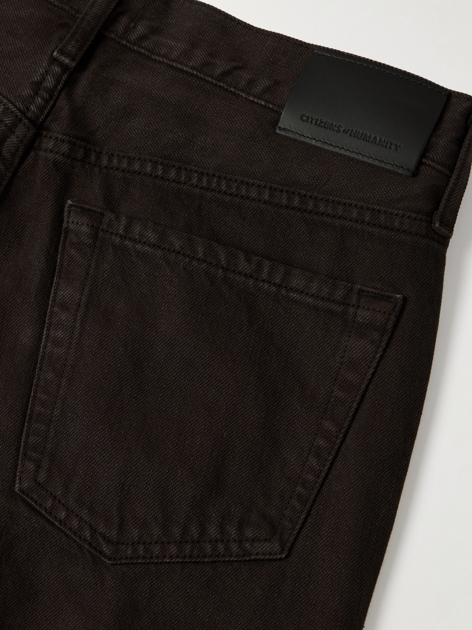 Miro mid-rise barrel-leg jeans Brown - 6