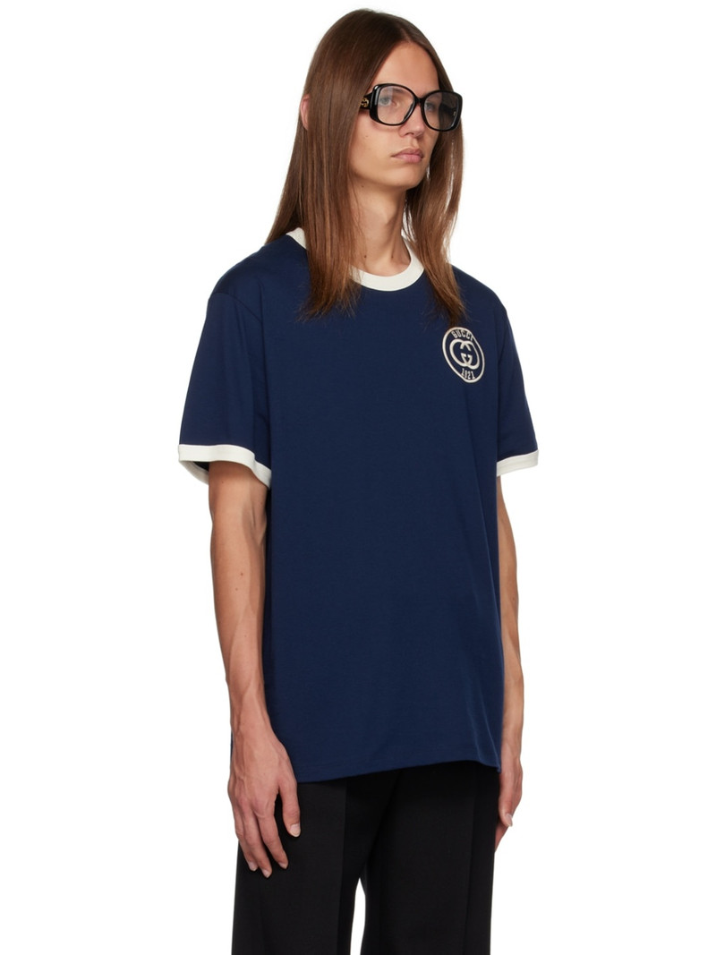 Interlocking G logo-embroidered cotton T-shirt 2