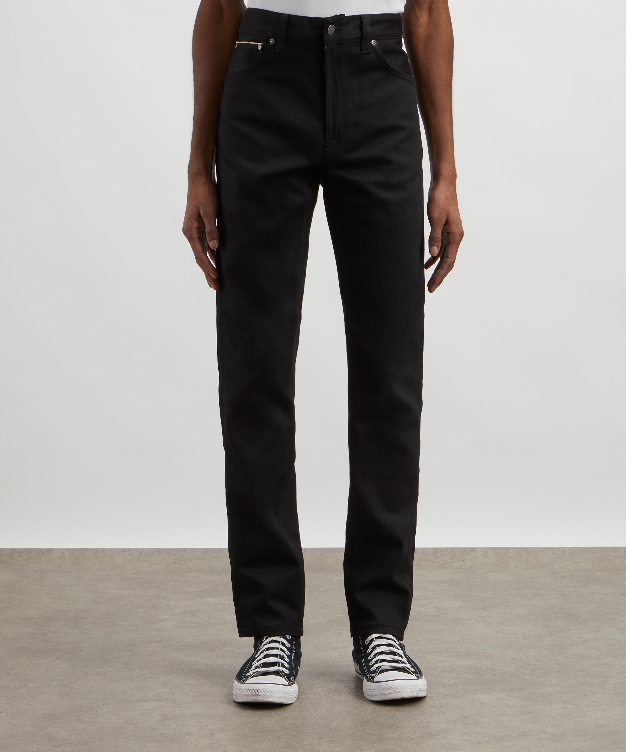 Lean Dean Jeans in Dry Black Selvage - 3