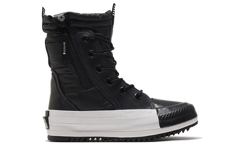 (WMNS) Converse Chuck Taylor All Star MC Boot High 'Water Repellent - Black White' 569380C - 3