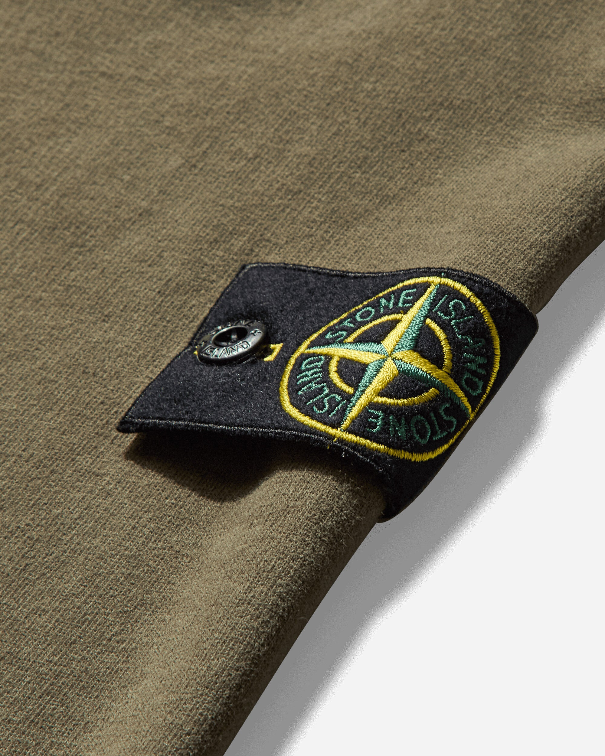 Men's Garment Dyed Zip Hoodie Green - 3