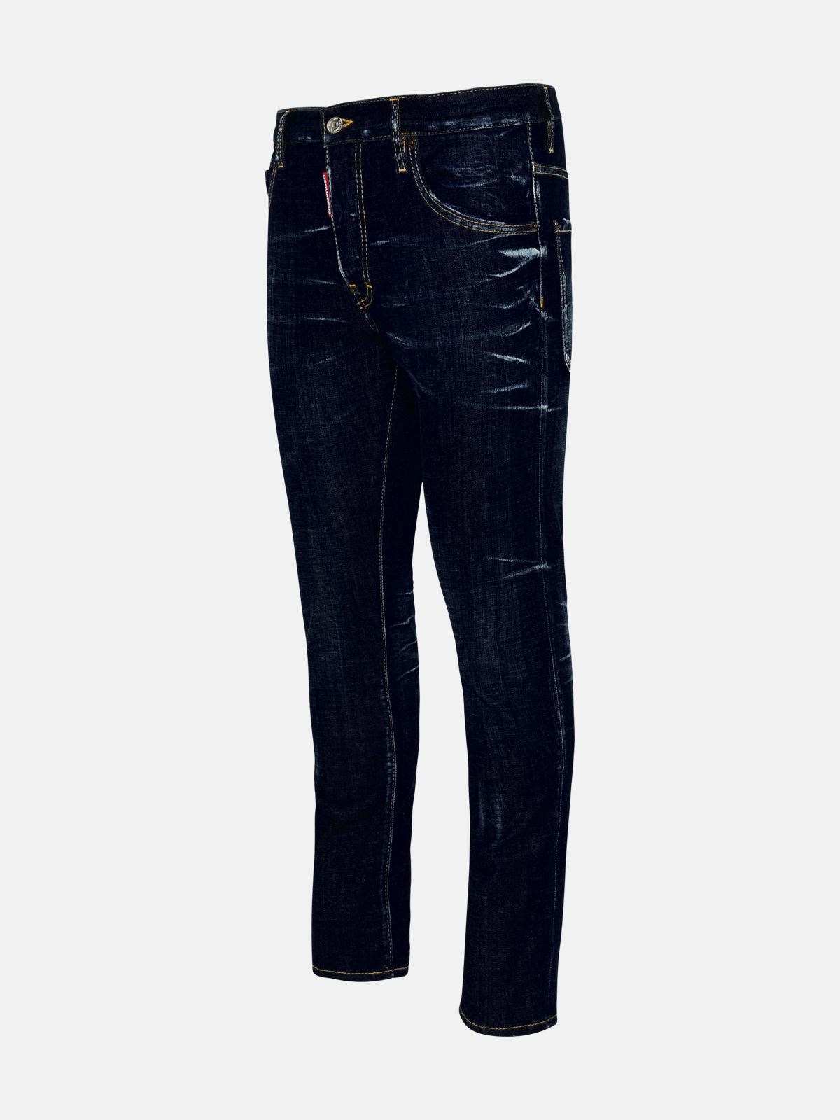 BLUE COTTON SKATER JEANS - 2