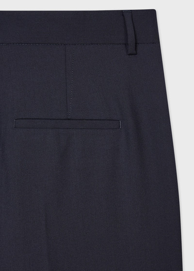 Paul Smith A Suit To Travel In - Women's Dark Navy Straight-Leg Wool Trousers outlook