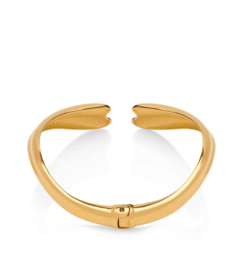 TOM FORD VINTAGE GOLD BRASS LIZA CHOKER outlook