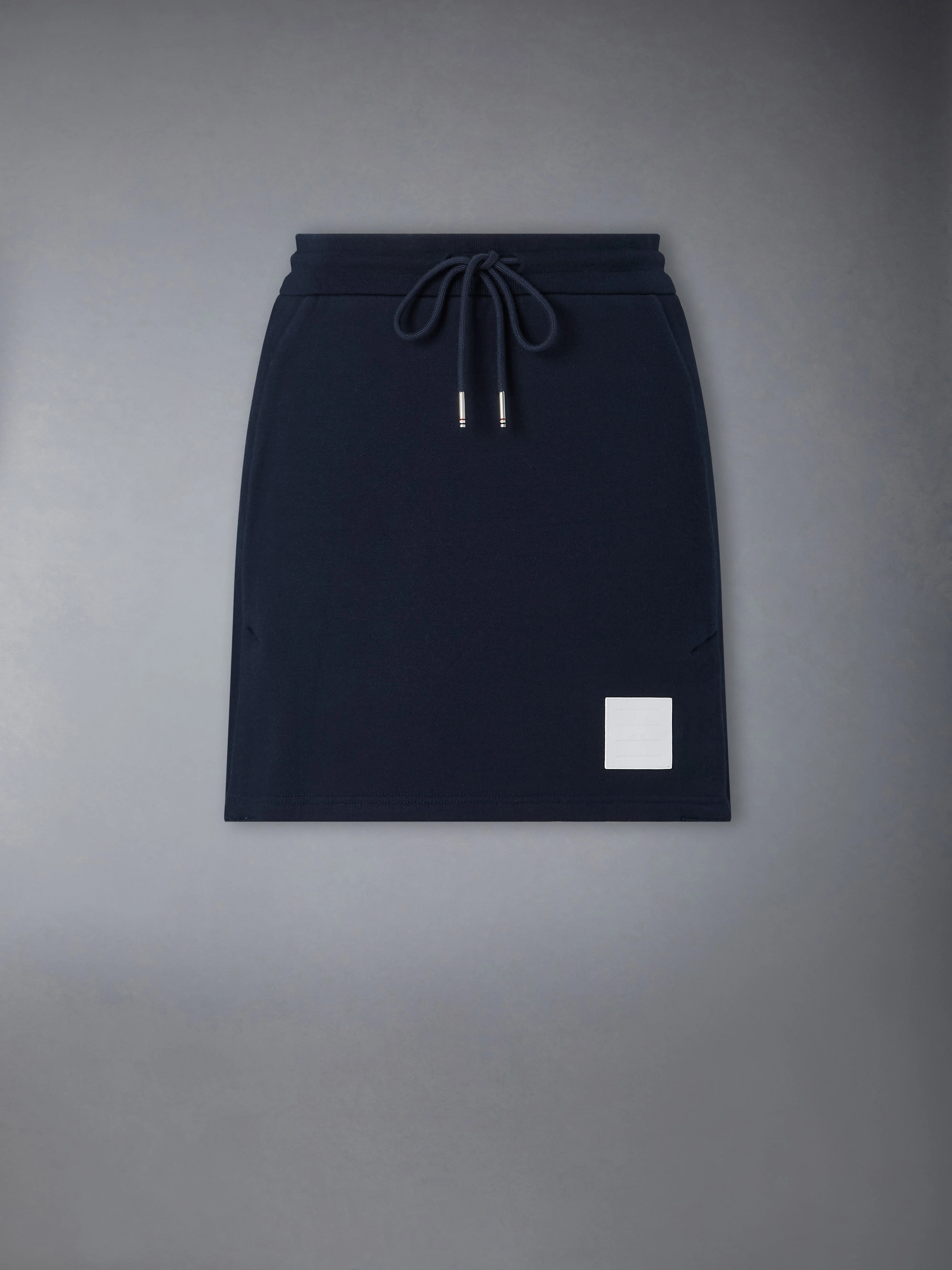 CLASSIC LOOPBACK JERSEY MINI SKIRT - 1
