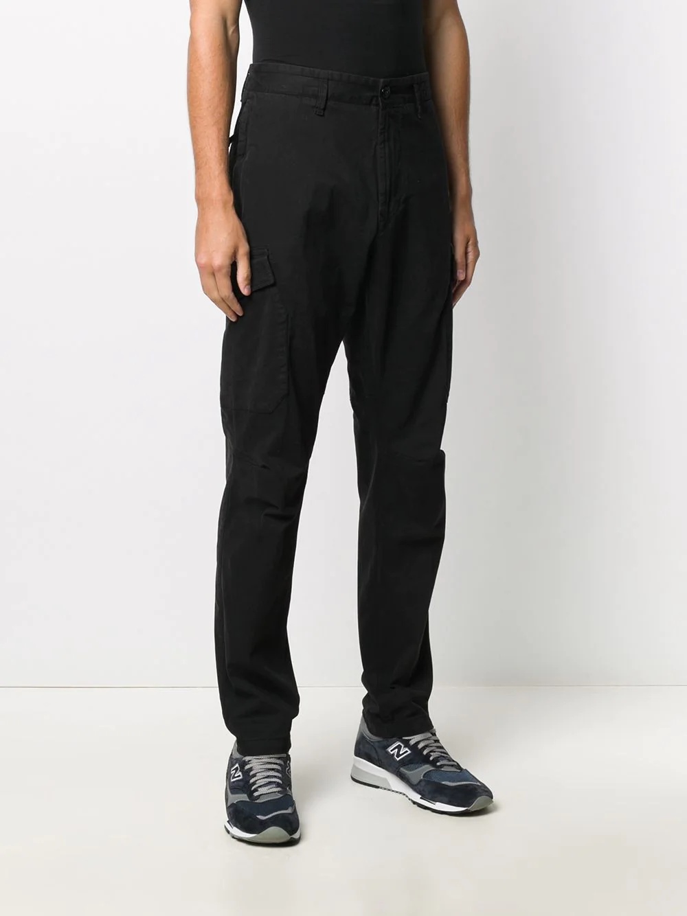 straight-leg cargo trousers - 3