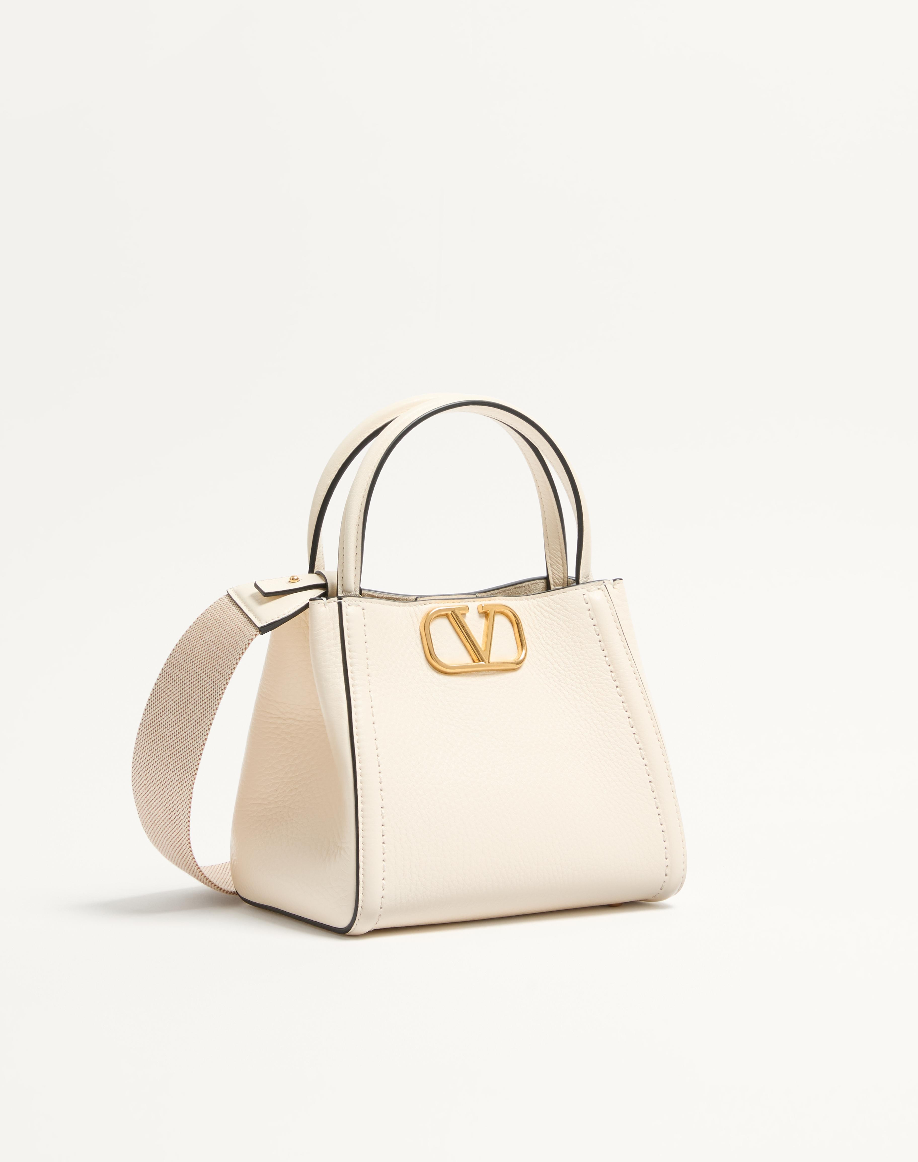 VALENTINO GARAVANI ALLTIME SMALL HANDBAG IN GRAINY CALFSKIN - 2