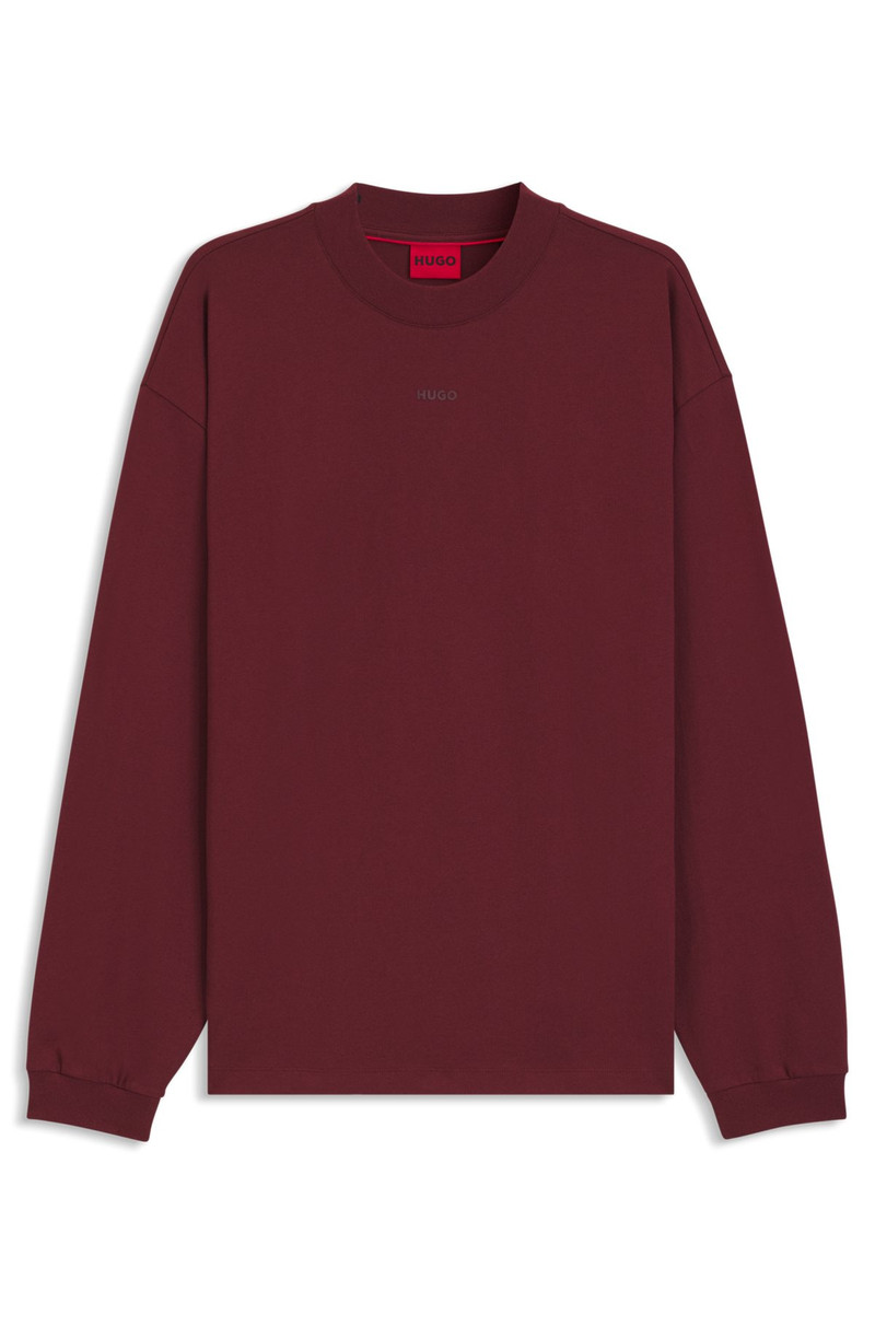 COTTON-JERSEY RELAXED-FIT T-SHIRT WITH LOGO PRINT 1