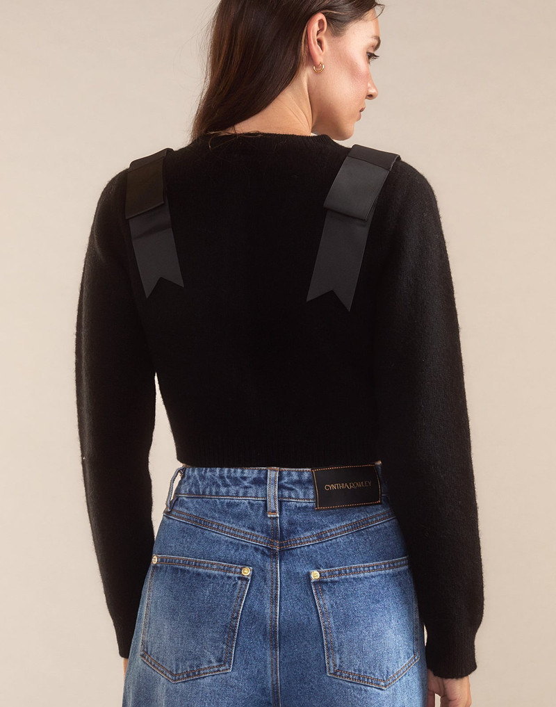 Ivy Cropped Wool Cardigan 5