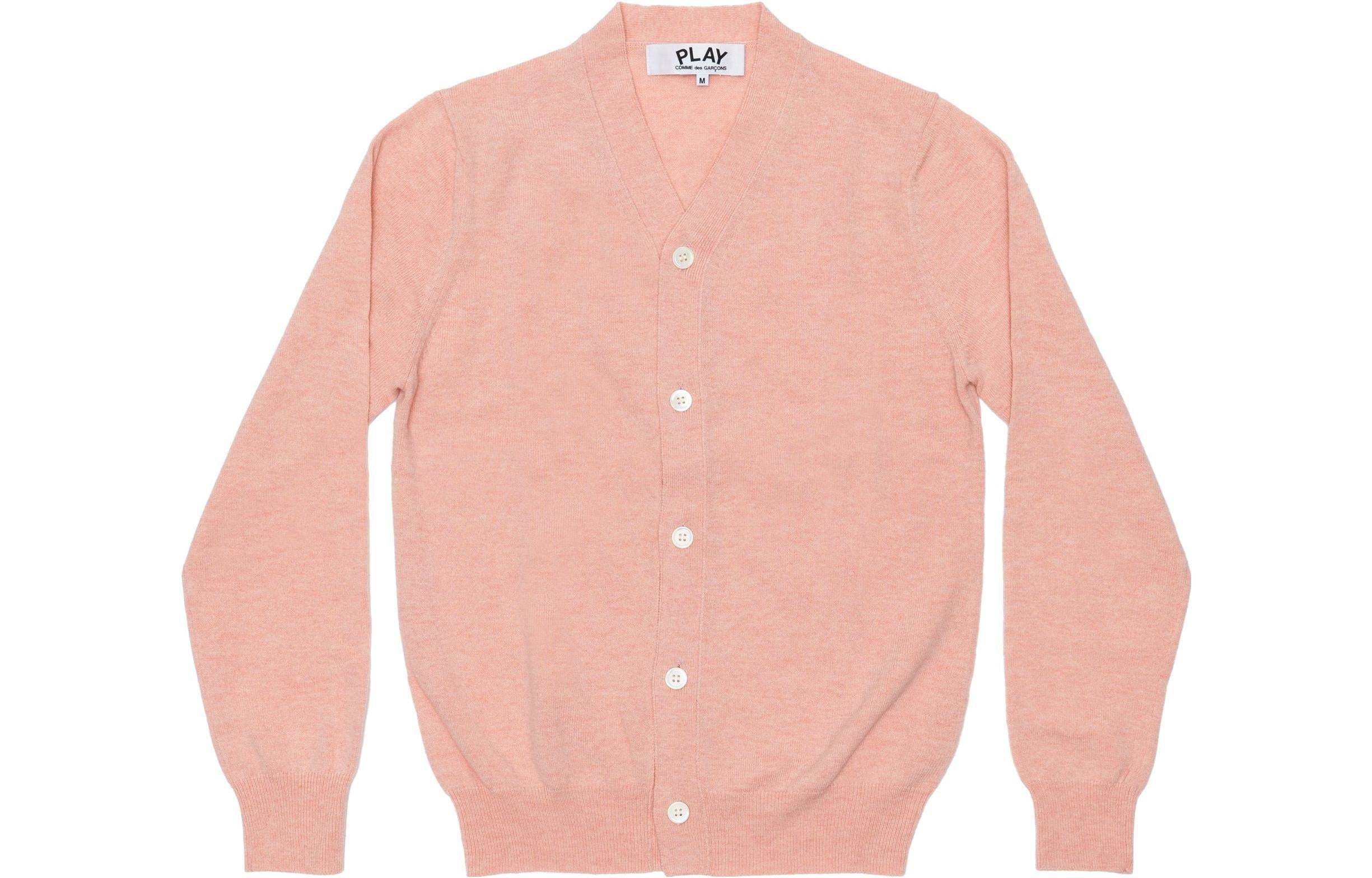 COMME des GARCONS PLAY Cardigan Pastel Series Sleeve Heart 'Pink' AZ-N092-051-5 - 2