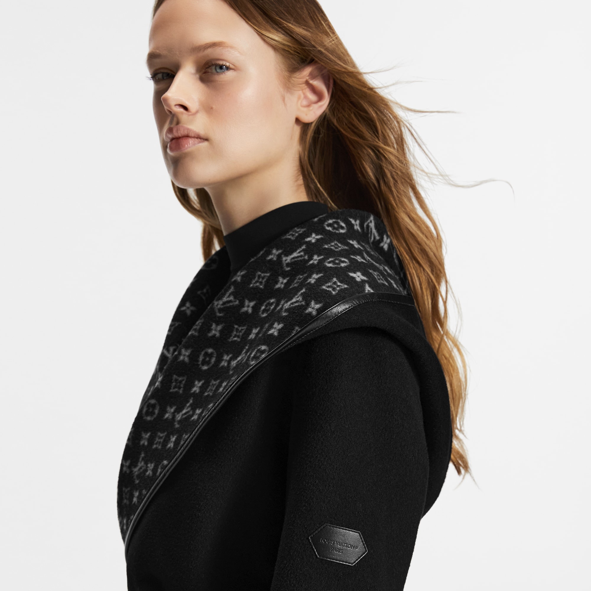 Belted Short Wrap Pea Coat - 3