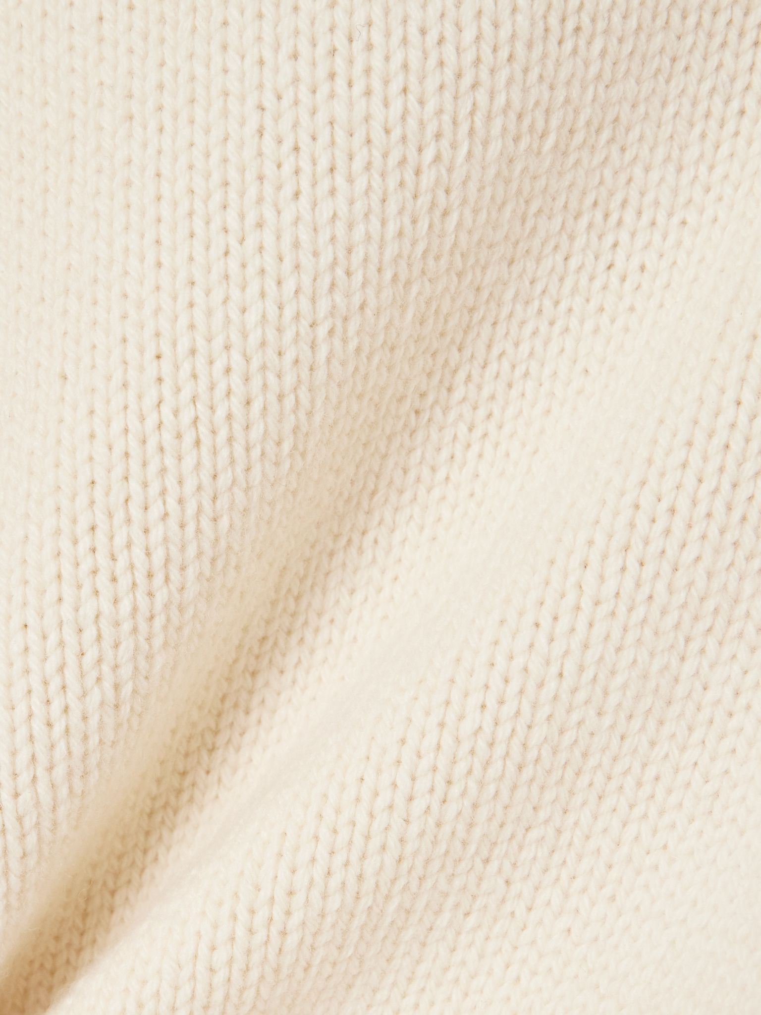Cutout wool and cashmere-blend sweater Off-white - 5
