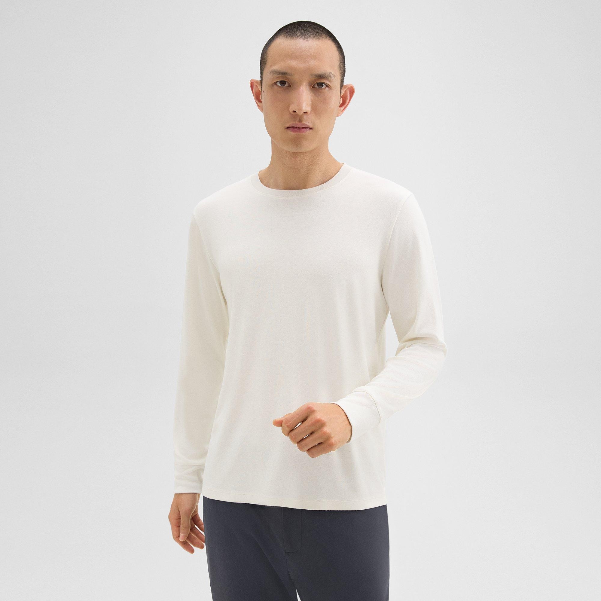 Essential Long-Sleeve Tee in Anemone Modal Jersey - 2