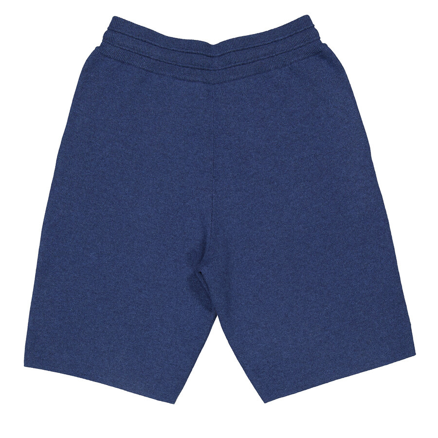 Burberry Ladies Ink Blue Joanie Drawstring Cashmere Shorts - 2