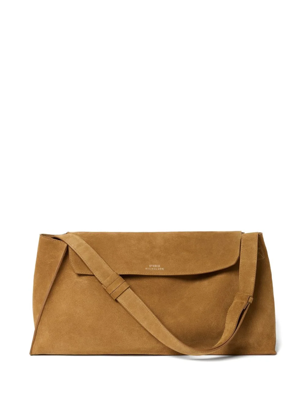 Shiboru trapezoid magnetic suede bag - 1