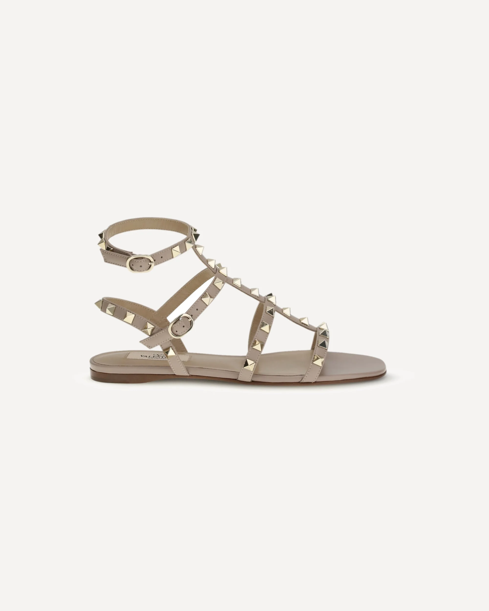 Rockstud leather Sandals - 1