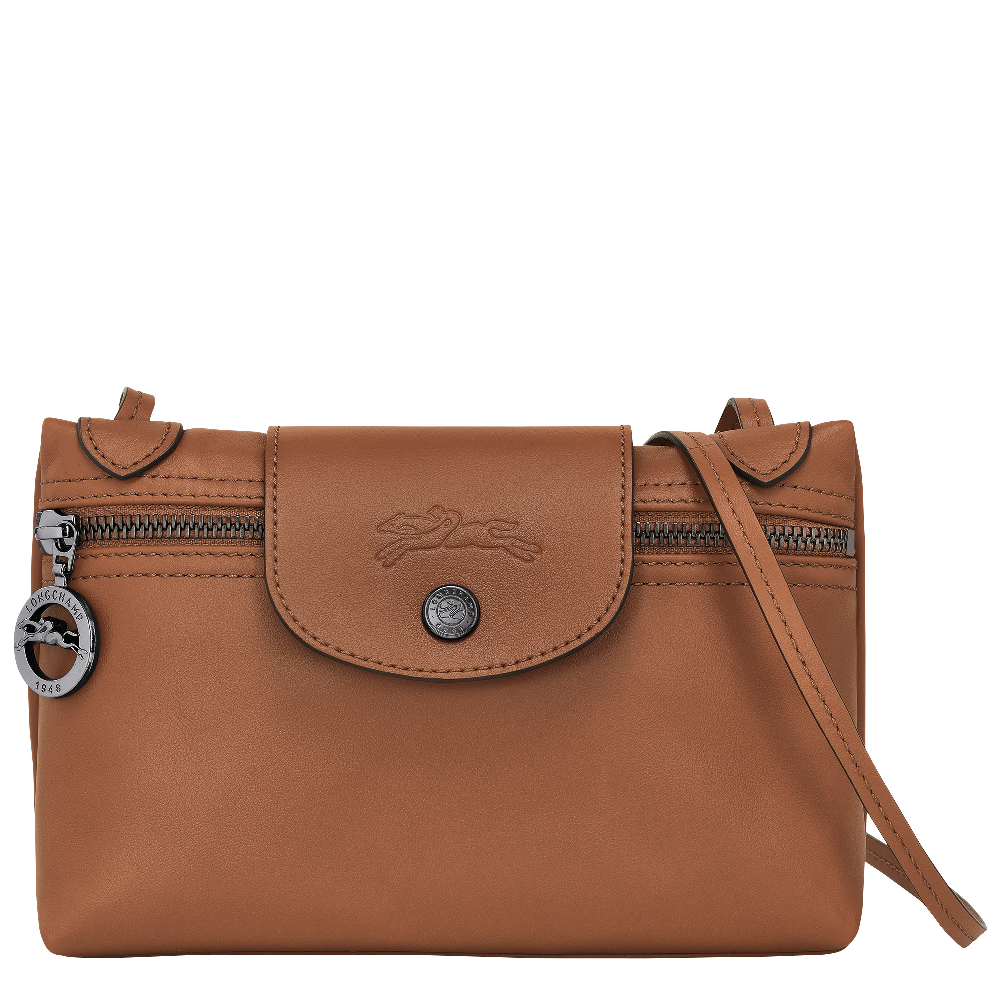 Le Pliage Xtra XS Crossbody bag Cognac - Leather - 1