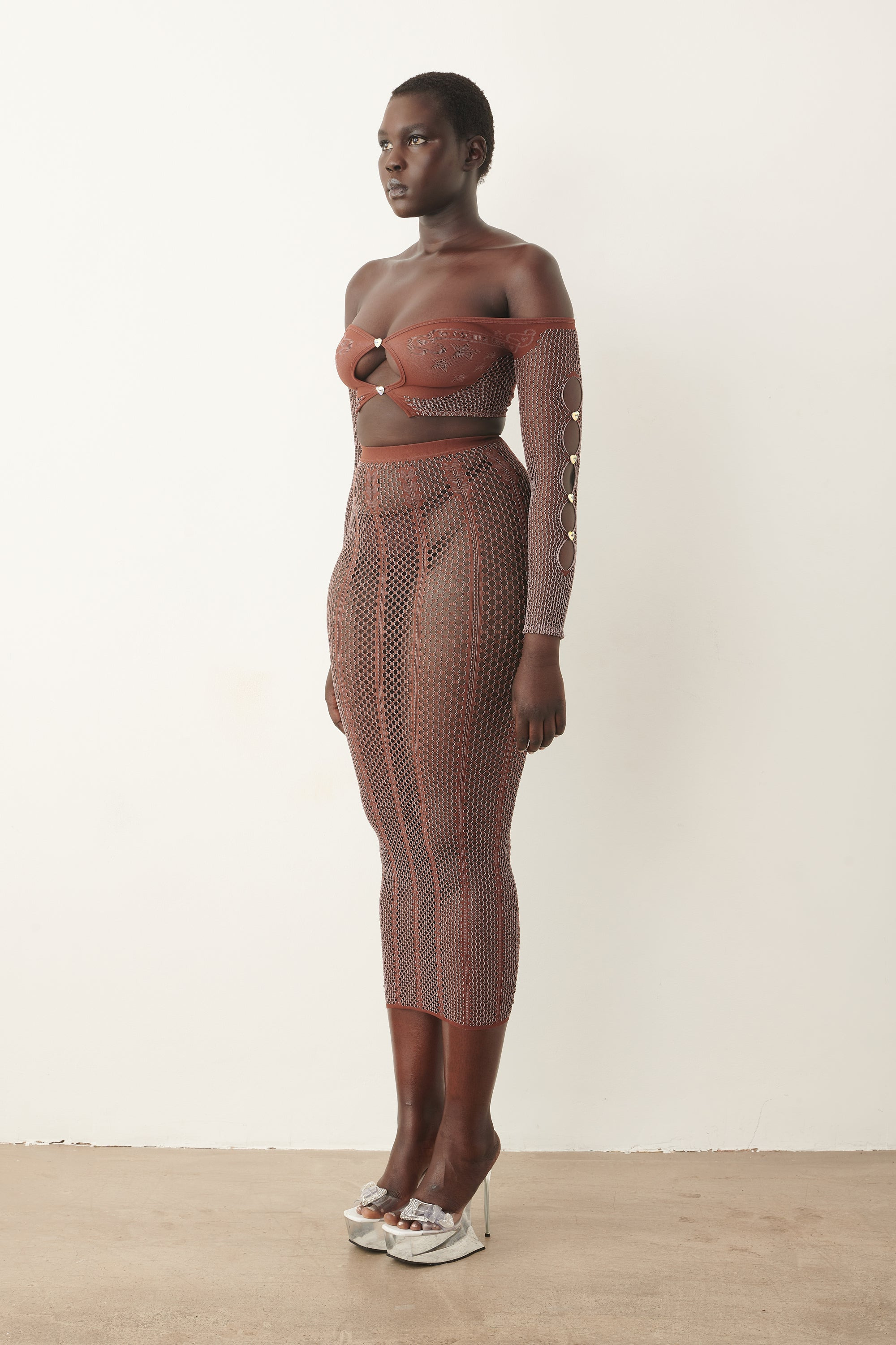 FORTUNE SKIRT OLD MONEY BROWN - 5