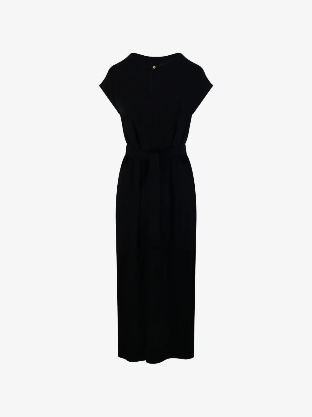 belted midi dress - 1