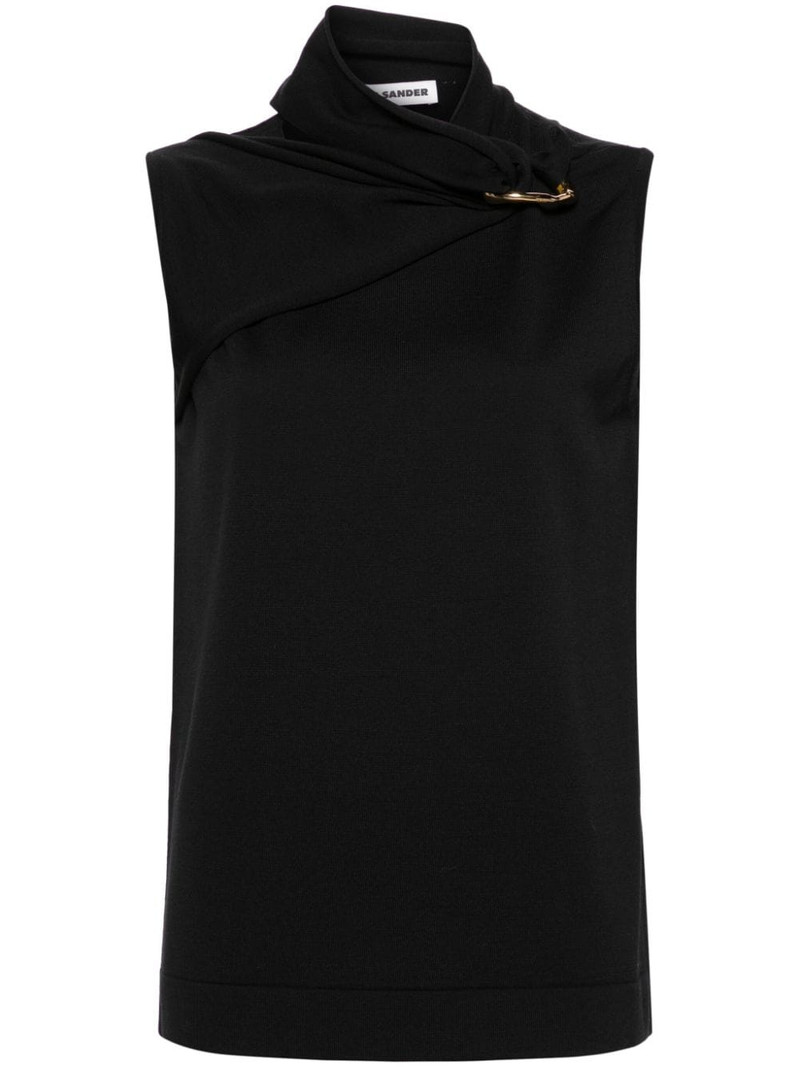 hardware-detail knitted tank top 1