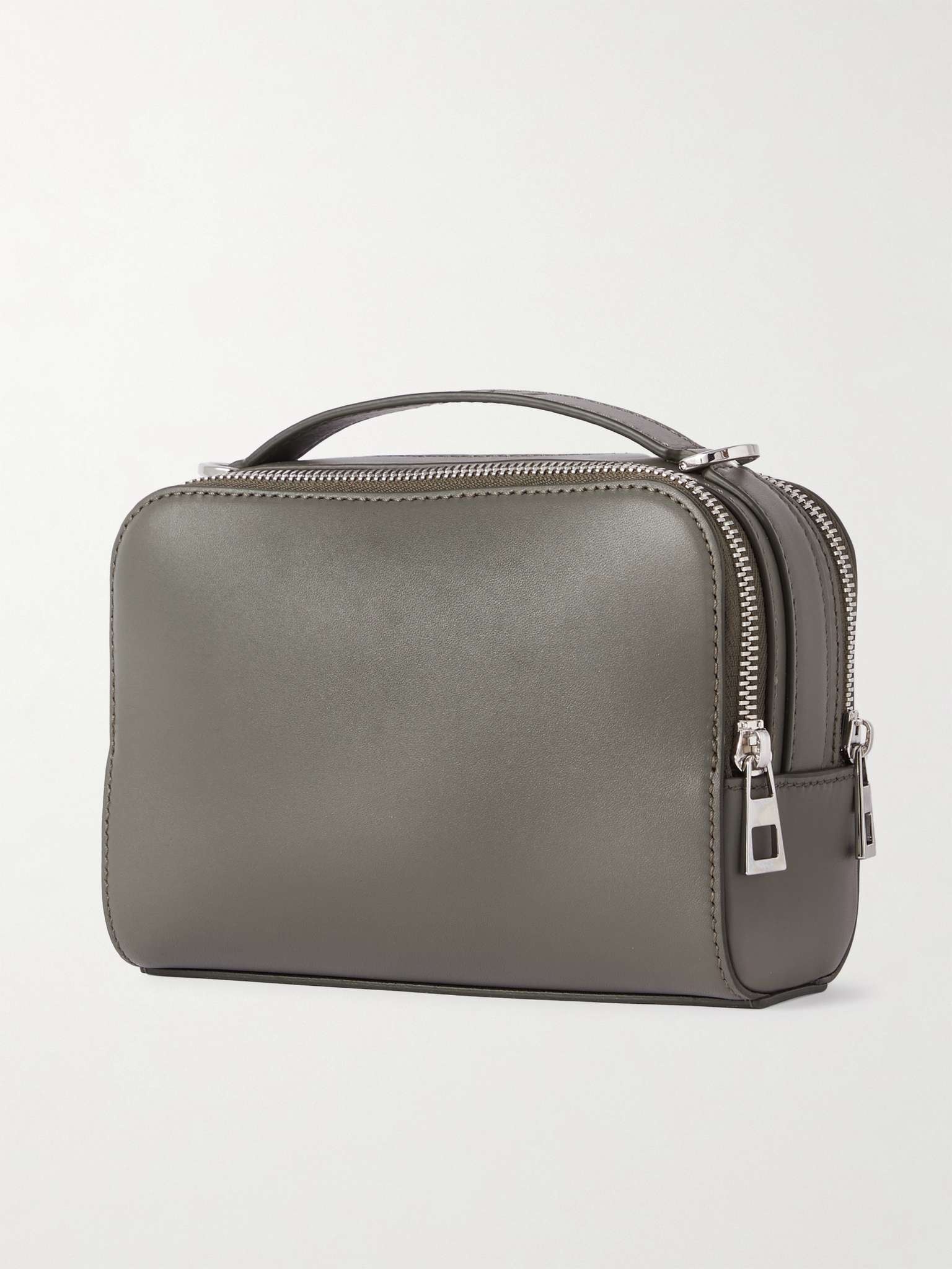Loewe Mini Logo-Debossed Leather Messenger Bag | mrporter