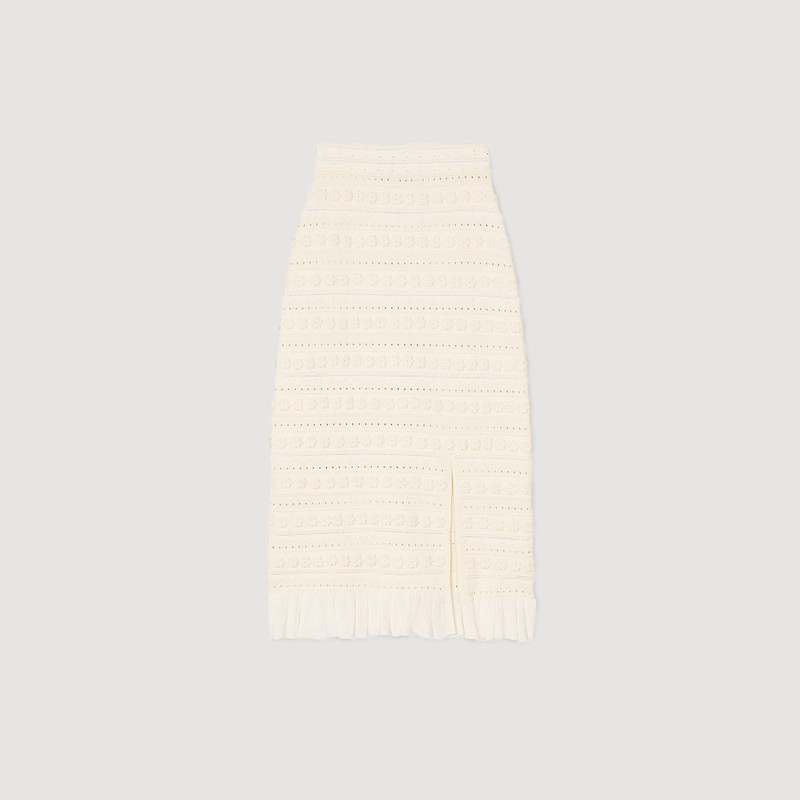 MAXI SKIRT WITH CROCHET DETAILING 6