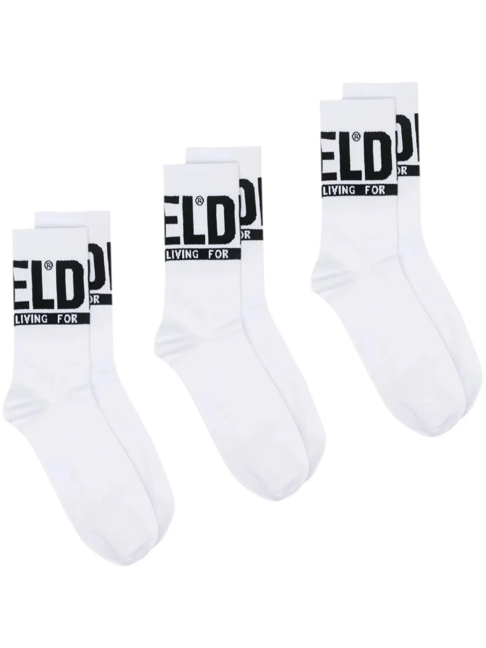 Diesel Men Skm-Ray Three-Pack Socks - 1