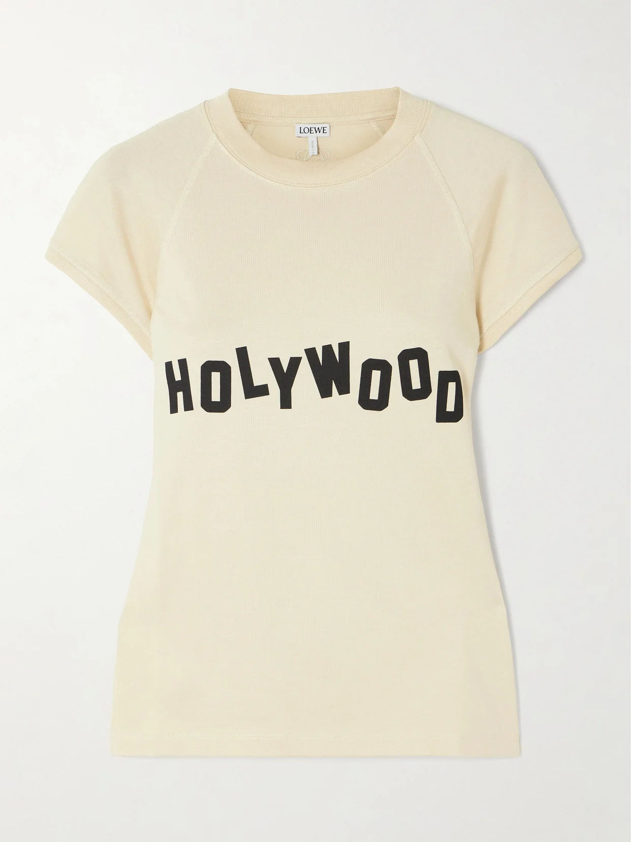 Printed Cotton-blend Jersey T-shirt - 1