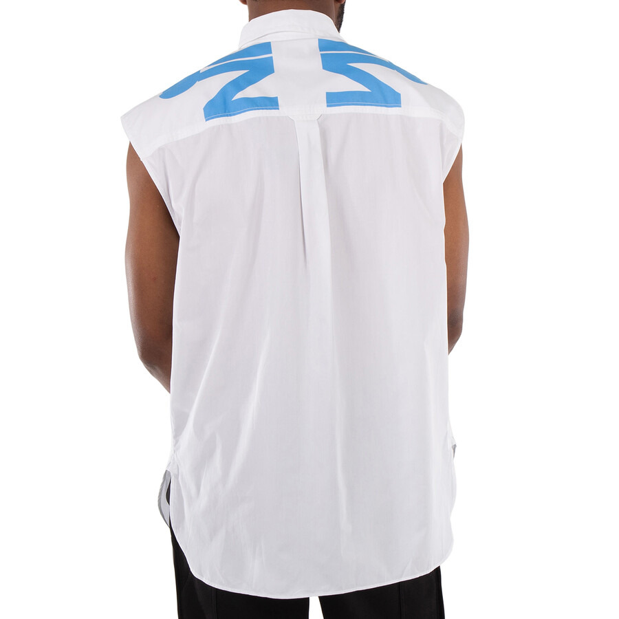 Burberry Blue Topaz Universal Passport Sleeveless Shirt - 5