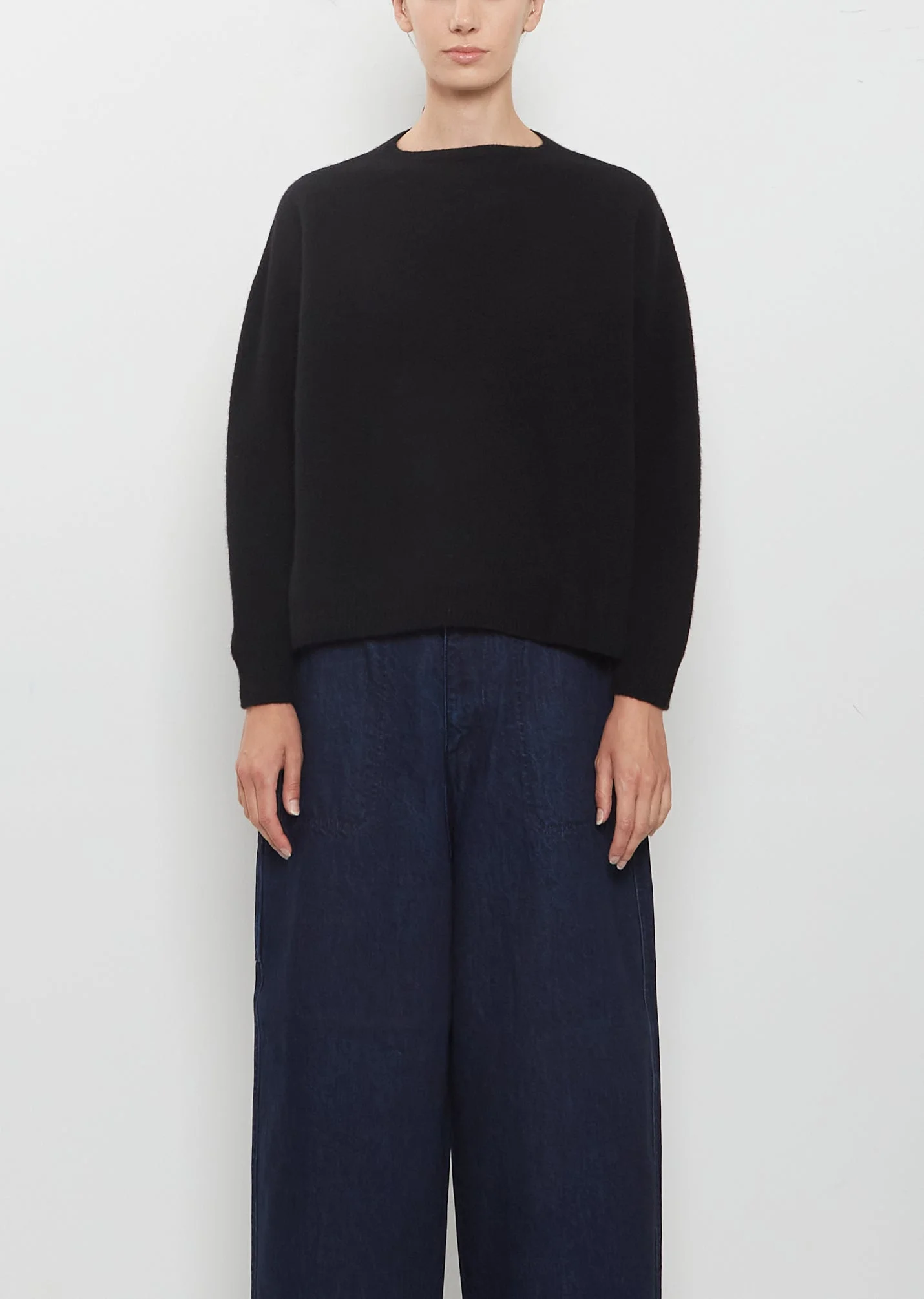 Fine Wool Patterned Pullover - 1