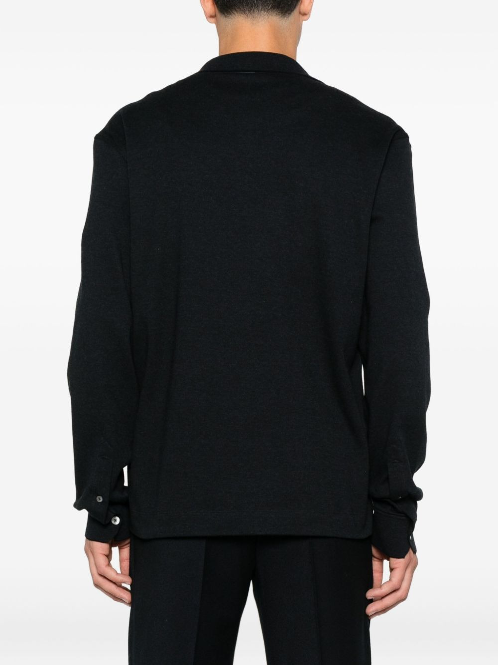 long-sleeve polo shirt - 3
