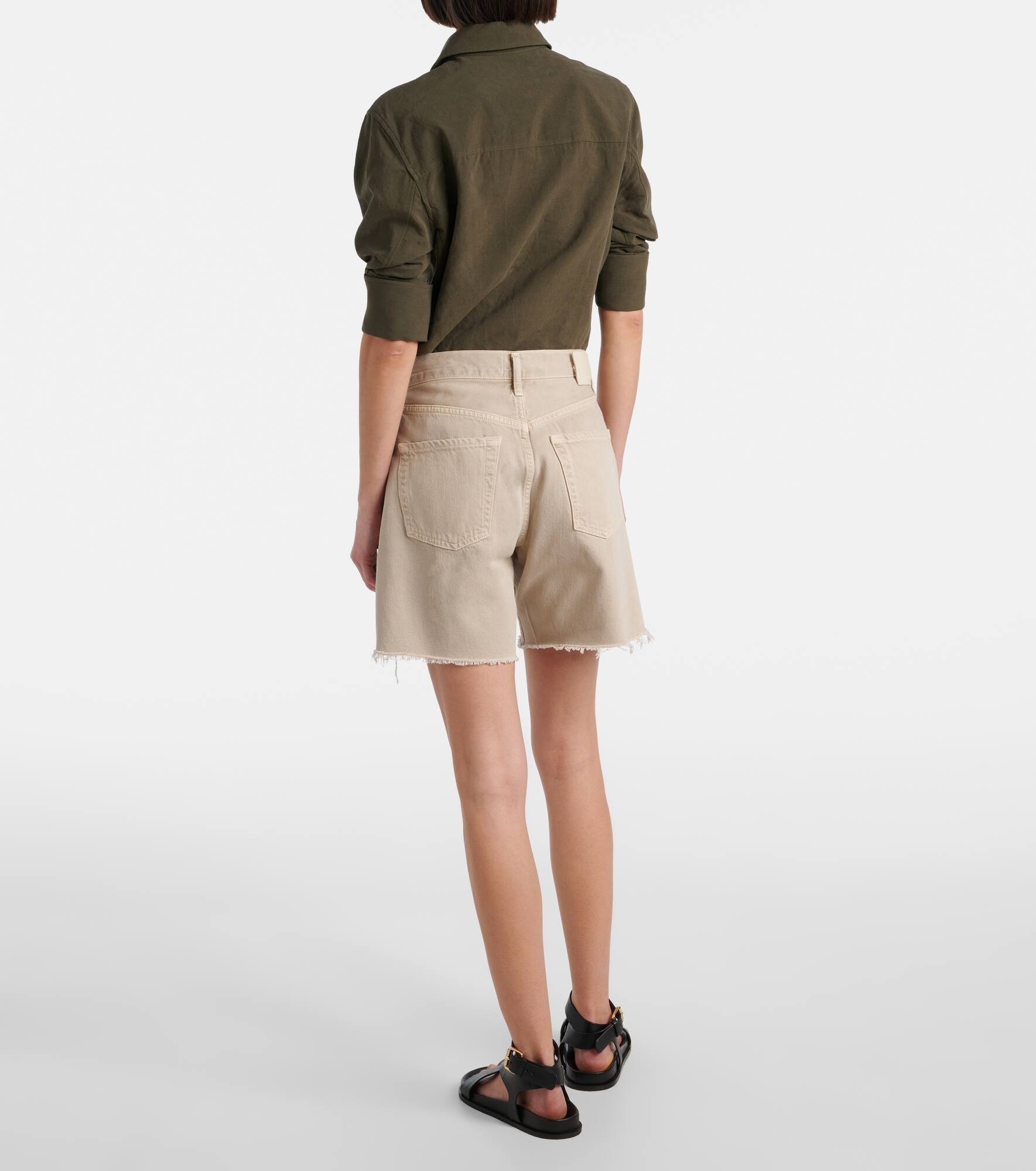 Marlow Long denim shorts - 3