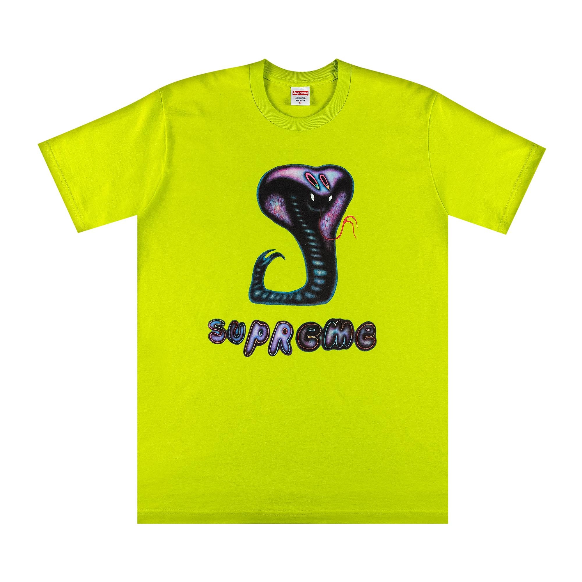 Supreme Snake Tee 'Bright Green' - 1