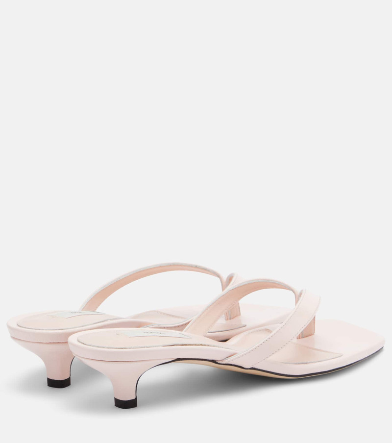 TOTEME Leather thong sandals outlook