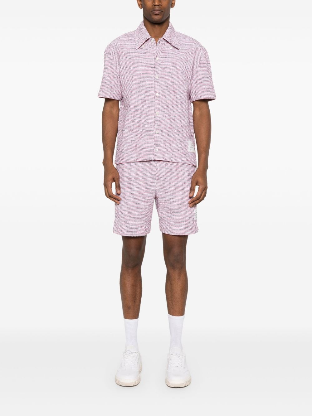 RWB-striped tweed shirt - 2