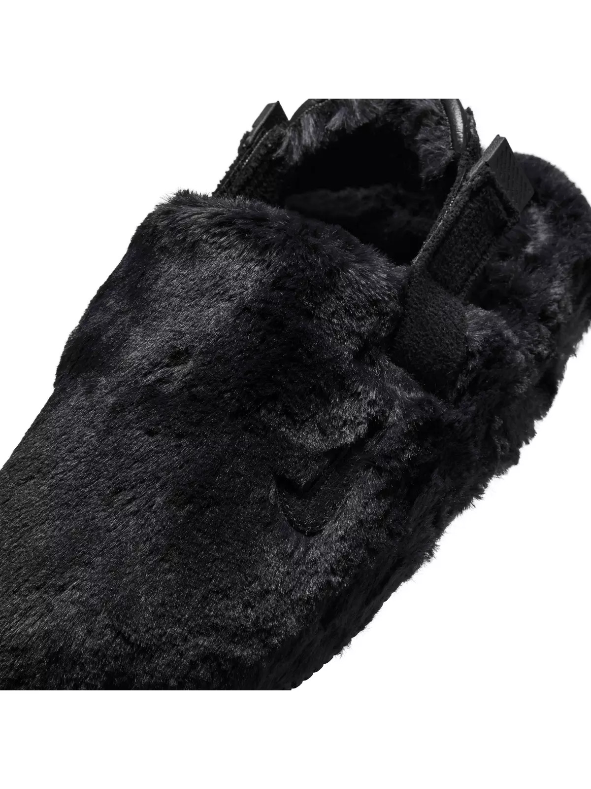 Calm Fuzzy Fur "Black/Black" Women's Mule - 7