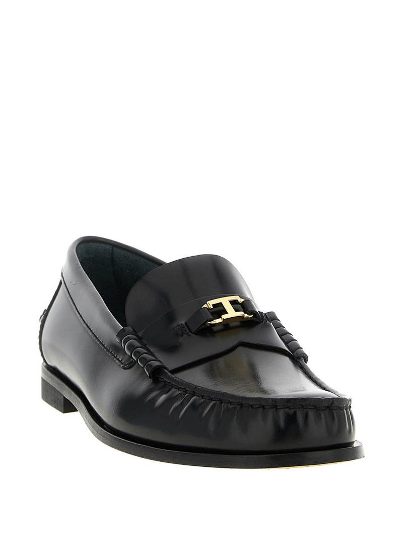 Tod's hardware-leather loafers outlook
