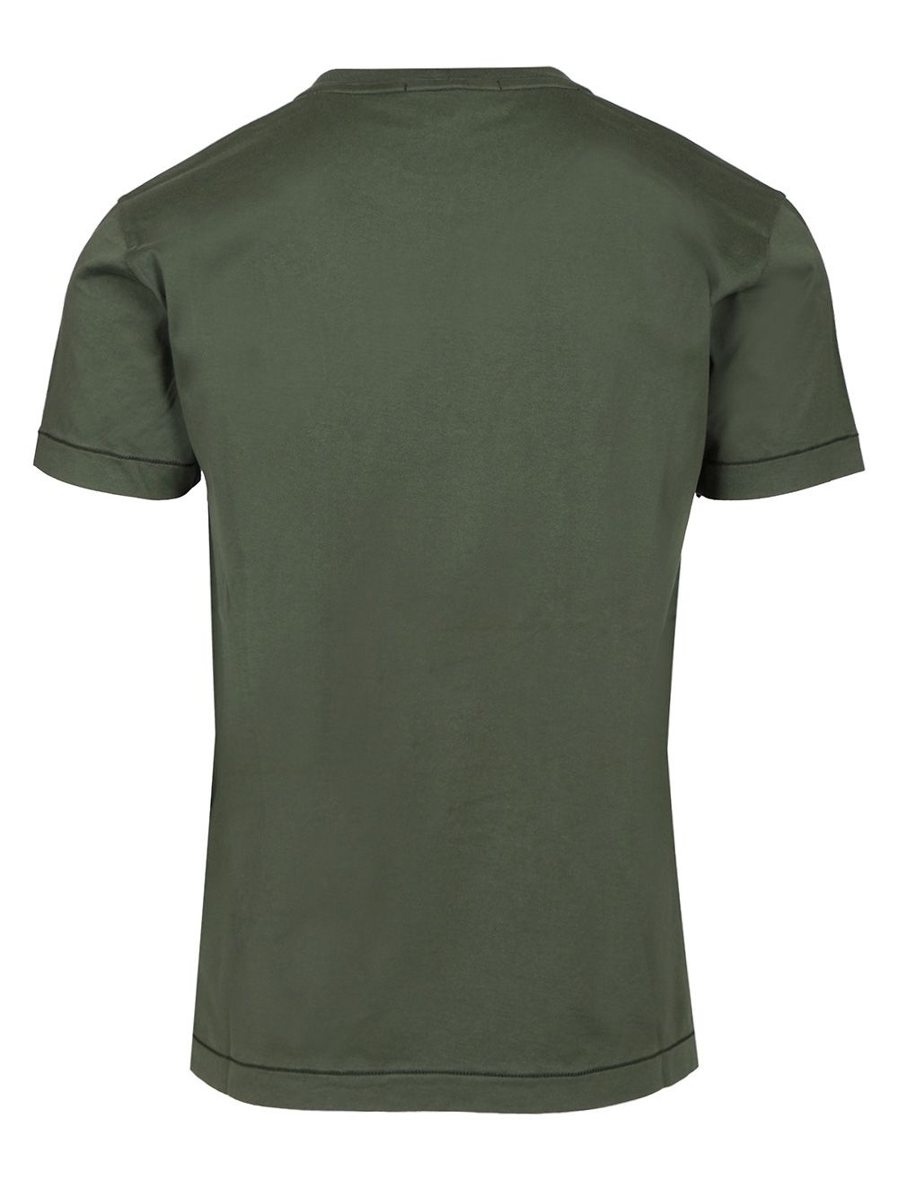 Short-Sleeved Cotton Jersey T-Shirt Green - 2