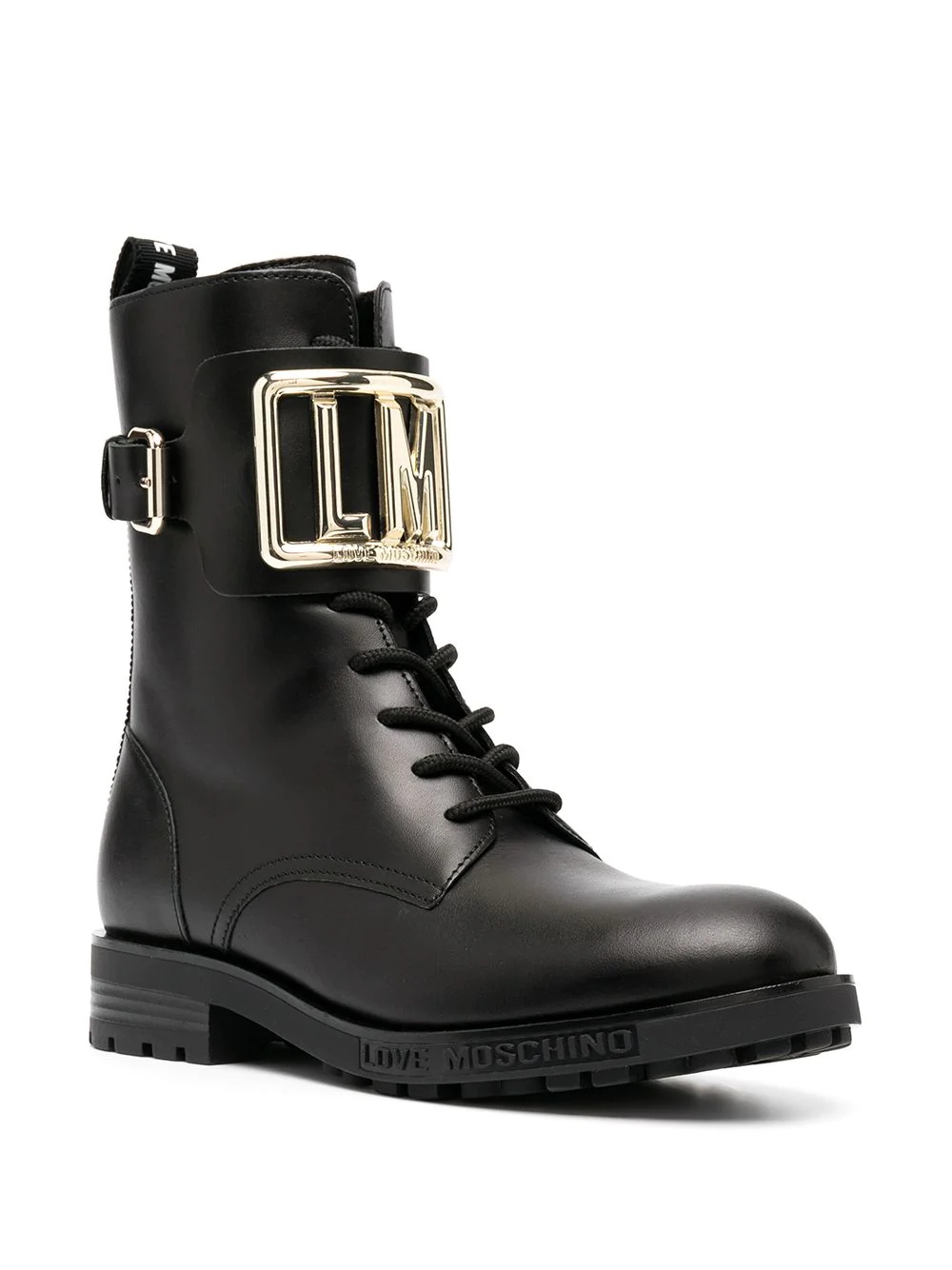 logo plaque cargo boots - 2