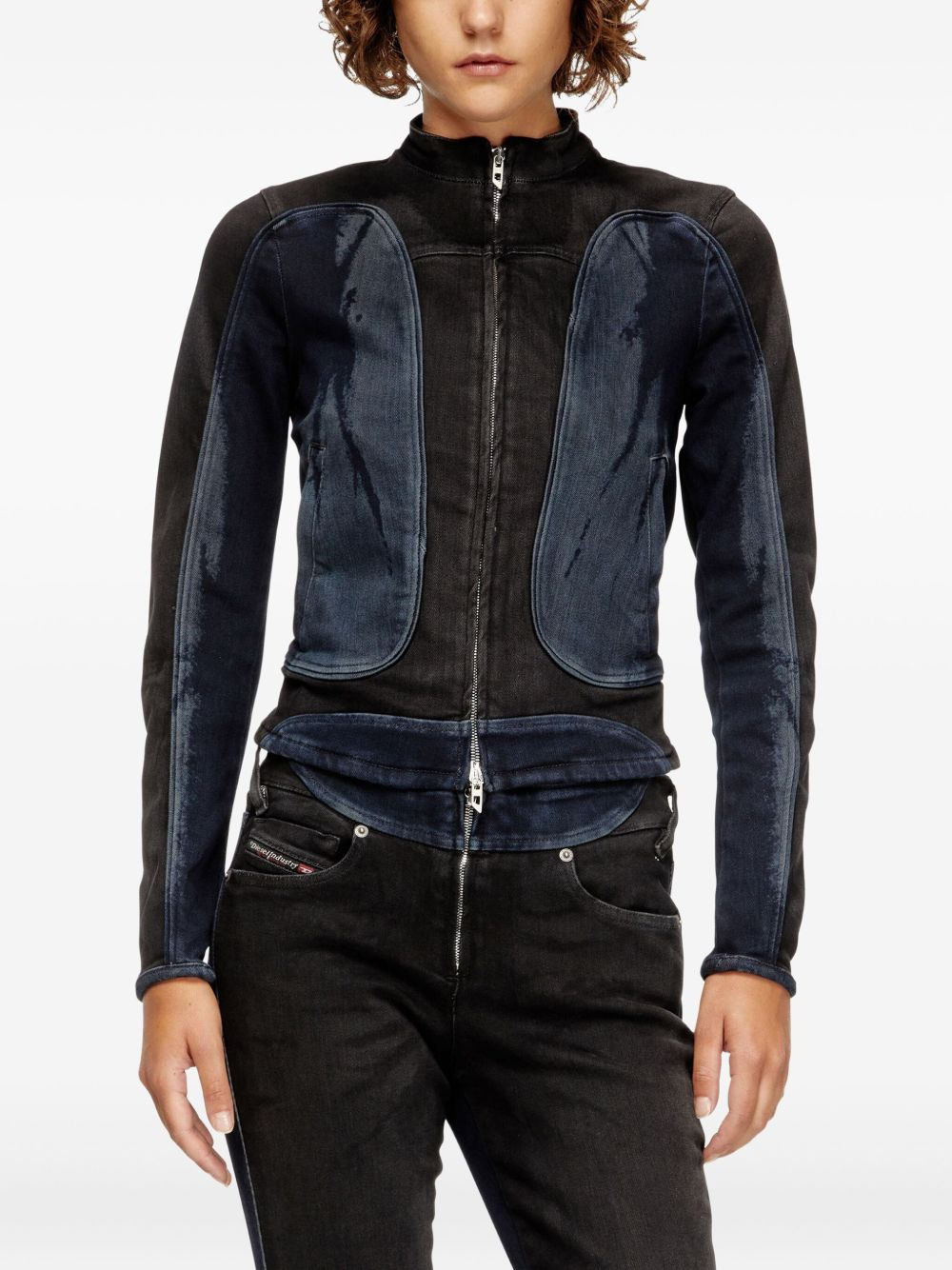 De-Morny-S panelled zip-front jacket - 3