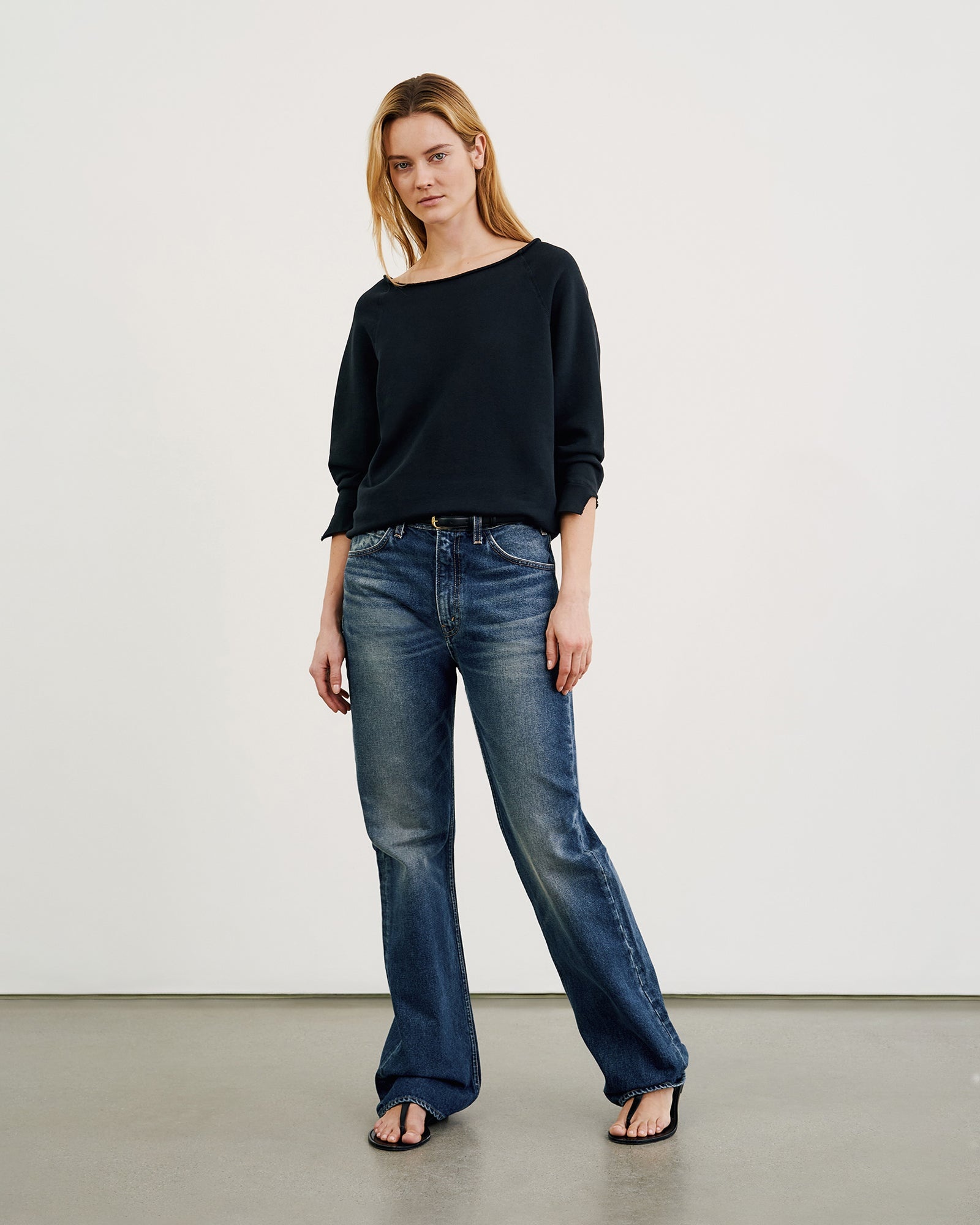 LUKA SCOOP NECK SWEATSHIRT - 3
