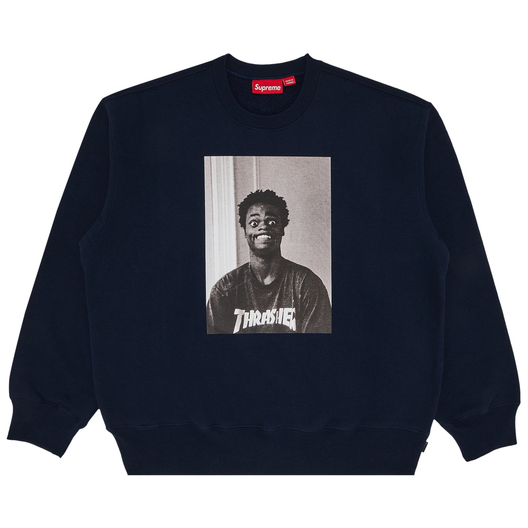 Supreme x Thrasher Crewneck 'Navy' - 1
