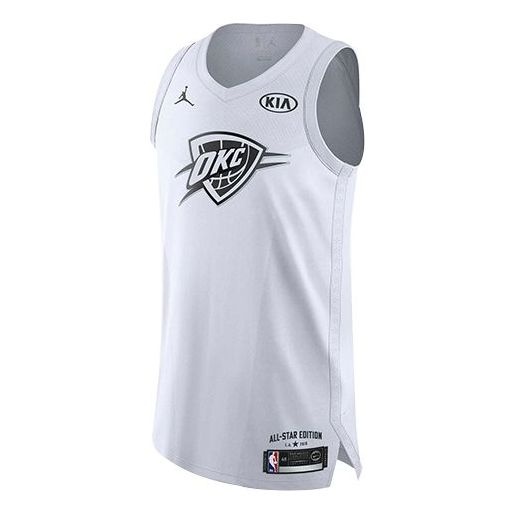 Air Jordan NBA AU Player Edition 2018 Westbrook Basketball Vest White 928868-103 - 1